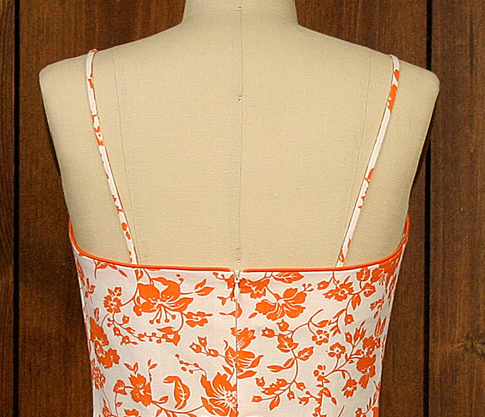 Back of dress top