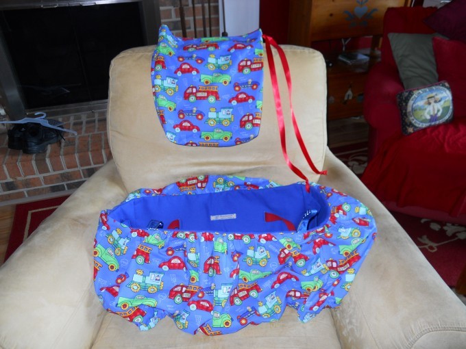 Shopping cart seat and tote