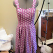 Fuchsia print summer dress