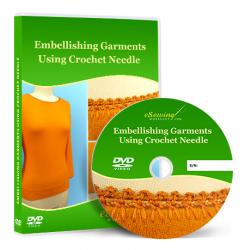 Embellishing Garments Using Crochet Needle Video Lesson on DVD