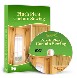 Pinch Pleat Curtain Sewing Video Lesson on DVD