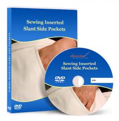Sewing Inserted Slant Side Pockets Video Lesson for Pants and Skirts on DVD
