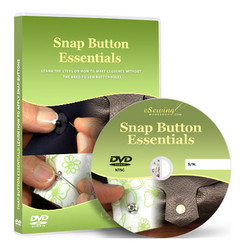 Snap Button Sewing, Making & Applying Essential Video Lessons on DVD