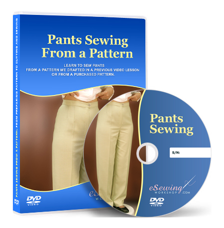 Pants Sewing From a Pattern Video Lesson on DVD | eSewingWorkshop.com