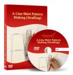 A-Line Skirt Pattern Making (Drafting) Video Lesson on DVD