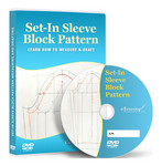 Sleeve Block Pattern Drafting (Set-In Semi Fitted) Video Lesson on DVD