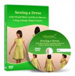 Sewing a Dress with Dirndl Skirt and Short Sleeves Using a Ready Made Pattern Video Lesson on DVD